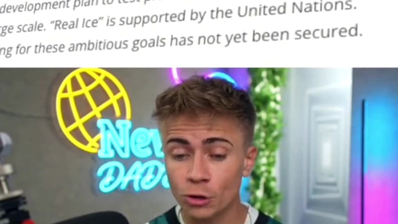 Scientist trying to Re-freeze the ocean