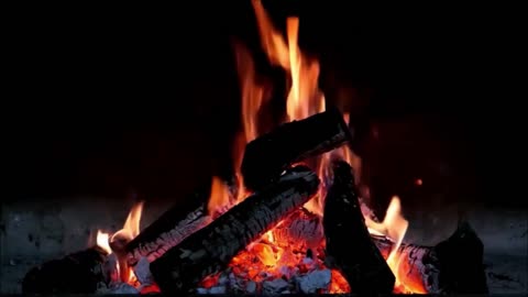 4: Good Piano Music whit Beautiful Fireplace! Relax