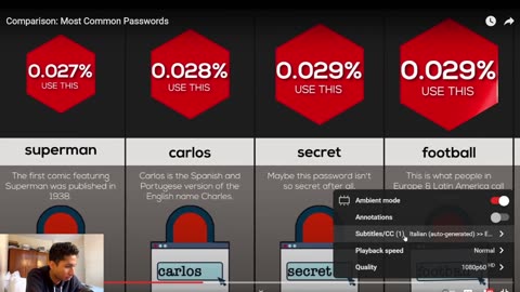 Comparison: Most Common Passwords (REACTION)
