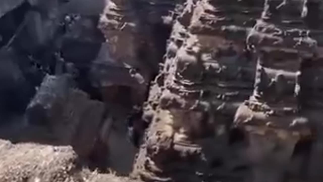Can you believe that this place was carved out of a stone from a mountain 1200