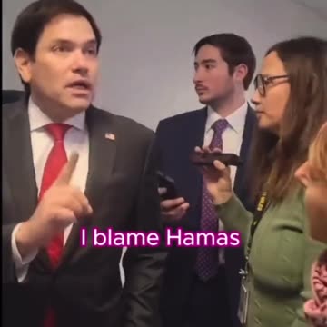 Senator Rubio DOMINATES Heckler Over Israel/Hamas Conflict