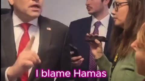 Senator Rubio DOMINATES Heckler Over Israel/Hamas Conflict