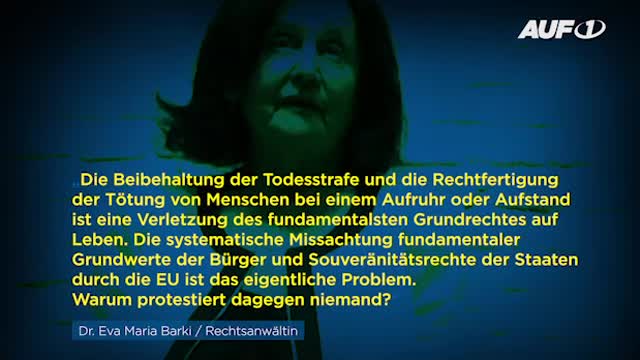 Unfassbar: Todesstrafe bei Aufruhr oder Aufstand ist EU-Rechtsbestandteil! 🇪🇺☠️