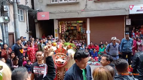 Simba Dhumba,, Pachali Bhairav 12 Barse Khadga Siddhi Jatra (Gathu Pyakha), Day 2