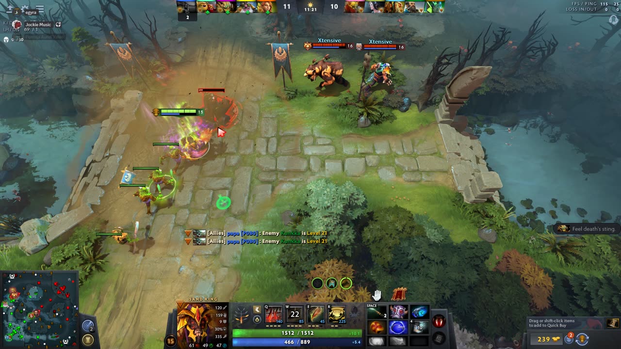 Dota 2 Turbo Mode - Sandking | Memang hero ini tidak ada Obat seperti perut pedjabad