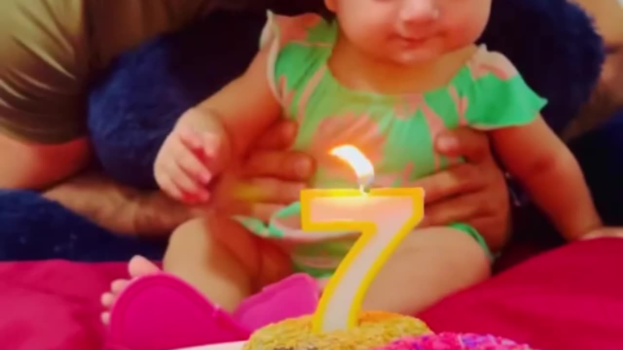 Giggles with Samavia | 7month old baby | monthly birthday |