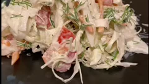 CREAMY COLESLAW SALAD- SIMPLE AND DELICIOUS