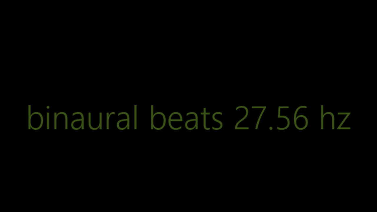 binaural_beats_27.56hz_BinauralMeditative RelaxingNature RelaxingAmbience