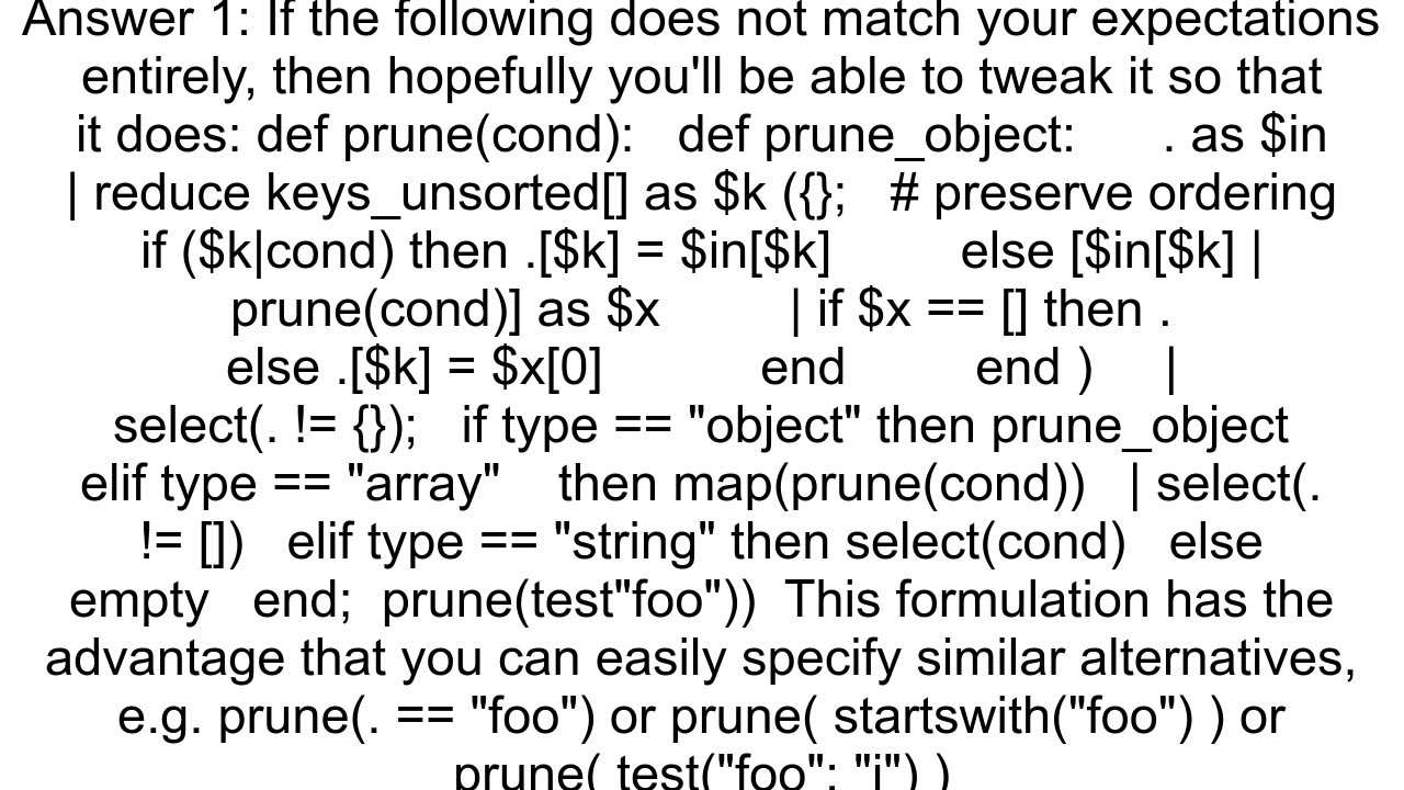 Filter json to keep subcontent that matches a given pattern anywhere in the key or value