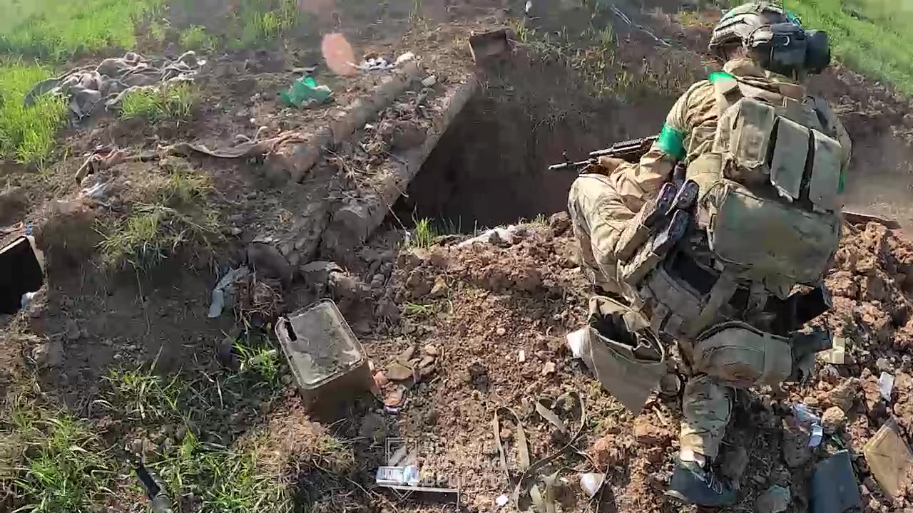 Mopping up enemy positions near Bakhmut