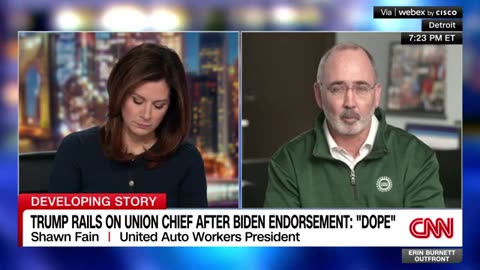 Union leader fires back after Trump called him a 'dope'