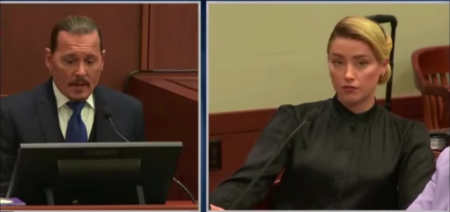 Johnny Depp tells bizarre story with Amber Heard.