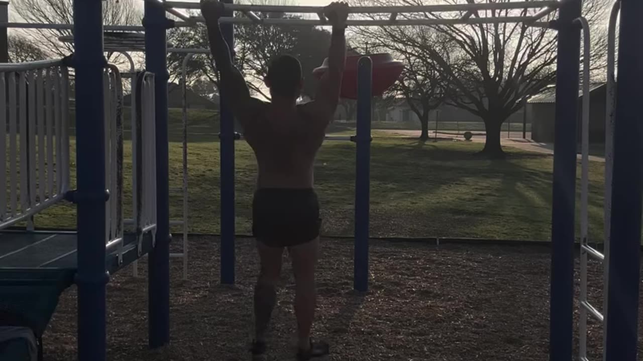 Parks Are Not Only For Kids - Workout Routine Outdoors