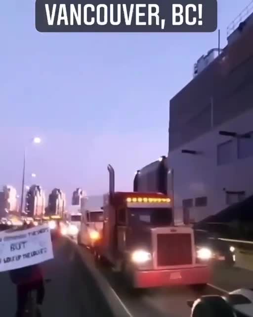 Canadian trucker convoy for freedom Welcome to the revolution!