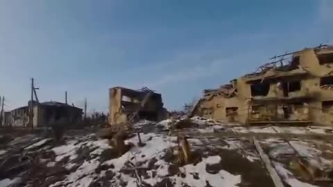 Drone Footage Shows the Destroyed Ruins of Bakhmut