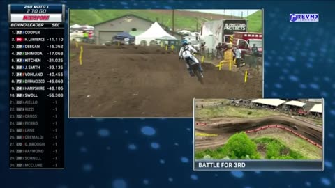 AMA Motocross Thunder Valley 250 Moto 1 FINISH