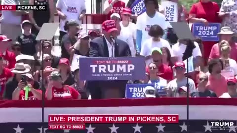 Donald Trump Reads The Snake Poem at Trump Rally in Pickens South Carolina - June 1, 2023