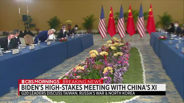 President Biden meets with Chinese President Xi Jinping ahead of G20 summit