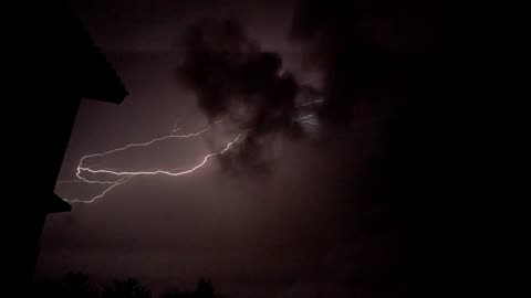 Nature video/dangerous cloud thundering