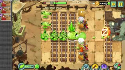 Plants vs Zombies 2 - WILD WEST [HD] - Day 8