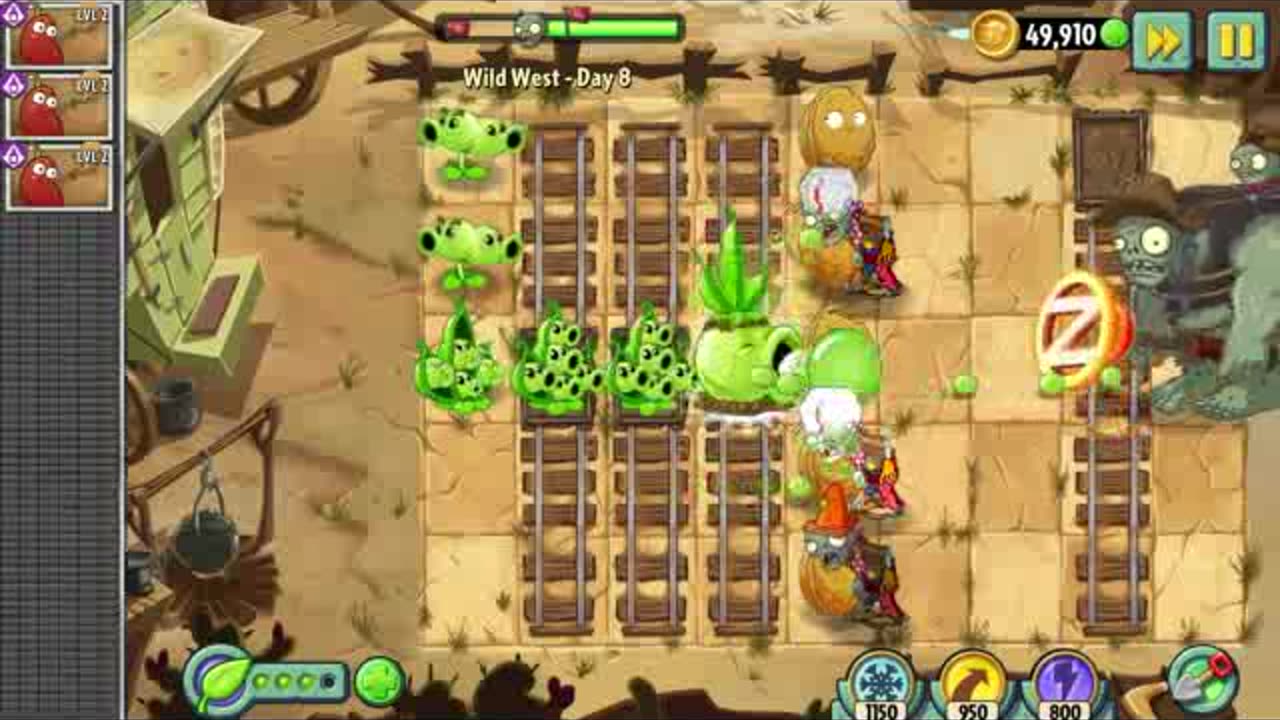 Plants vs Zombies 2 - WILD WEST [HD] - Day 8