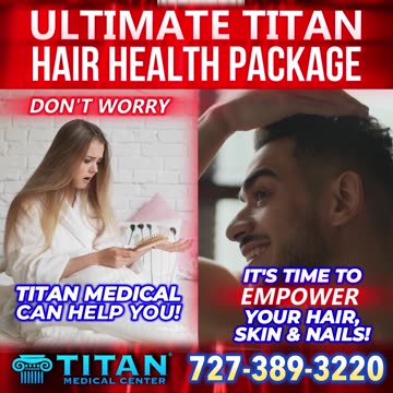 It’s the ULTIMATE TITAN HAIR HEALTH PACKAGE!