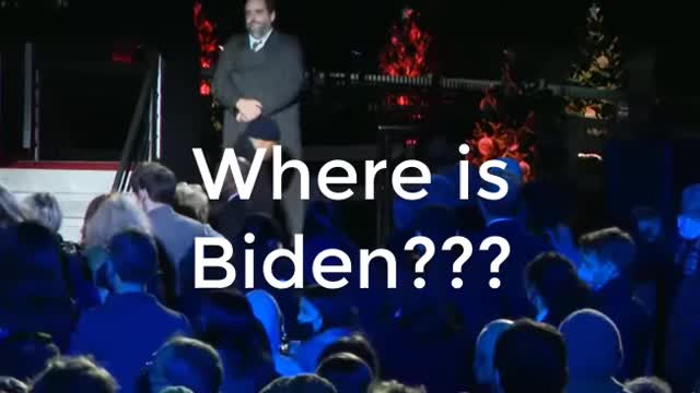 Joe Biden White House Christmas Tree Lighting - What The Media Didn't Show