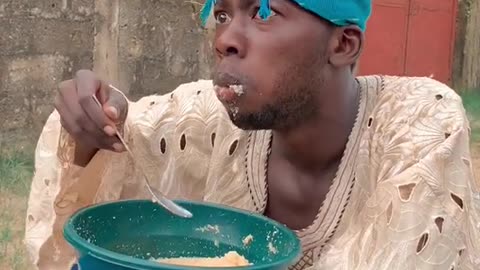 Drinking Garri for one hour