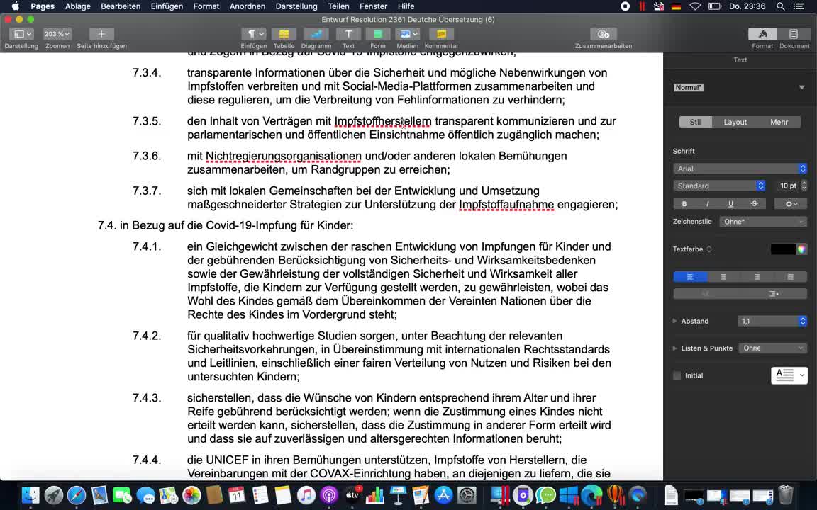 Europarat verbietet Diskriminierung und Sanktionen gegen Menschen, die nicht impfen lassen möchten.