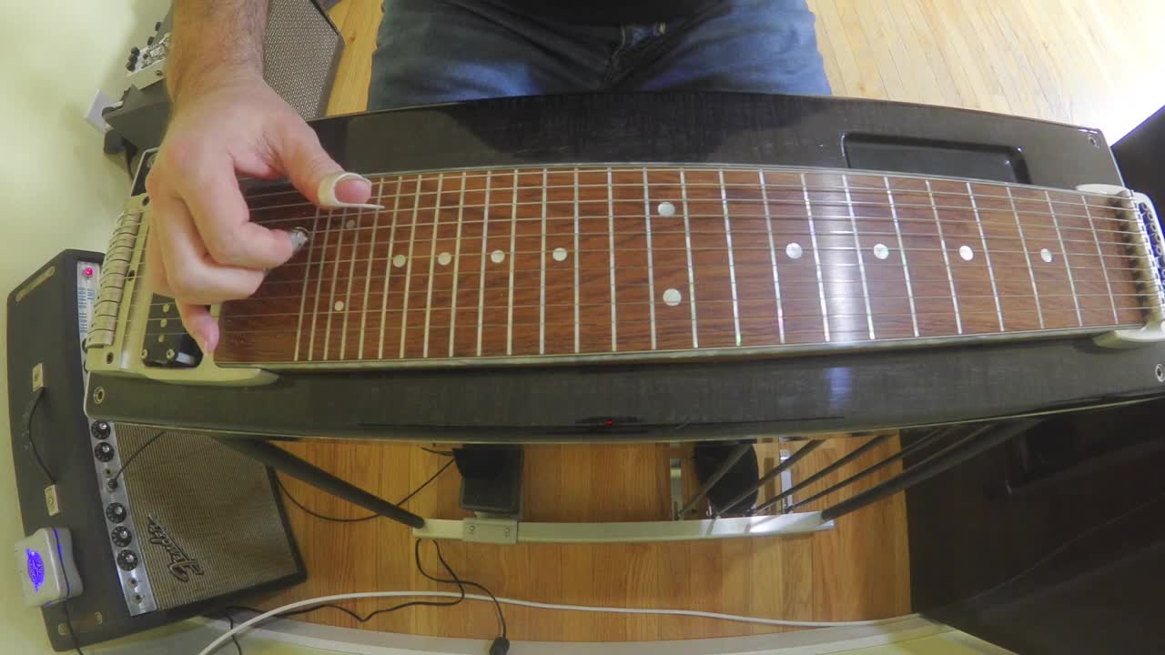 "Take it Easy" Jackson Browne pedal steel lesson. Sneaky Pete. On E9!