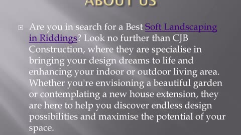 Best Soft Landscaping in Riddings