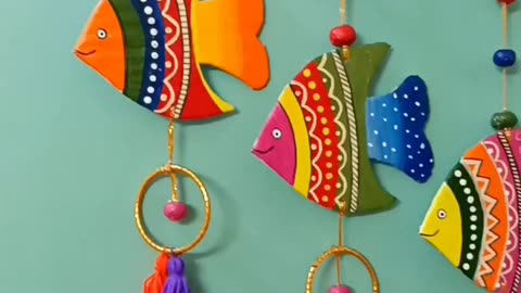 Fish wall hanging