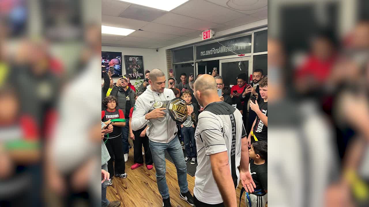 Alex Pereira welcomed by fans & buys brand New Car after UFC 281 win