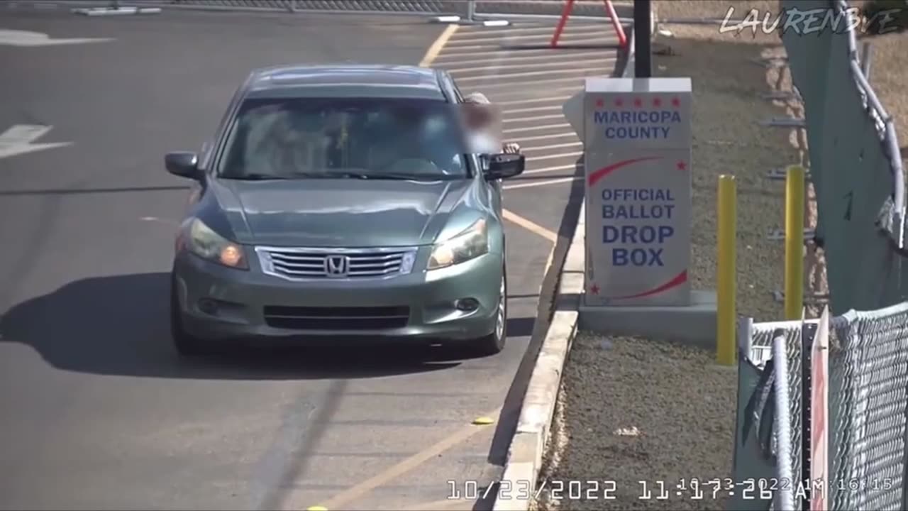 Electronic Poll Pads behind the screen