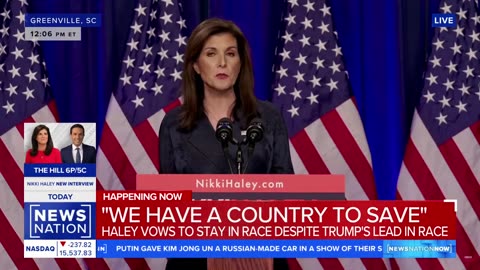 Nikki Haley In Denial ; Won't Drop Out