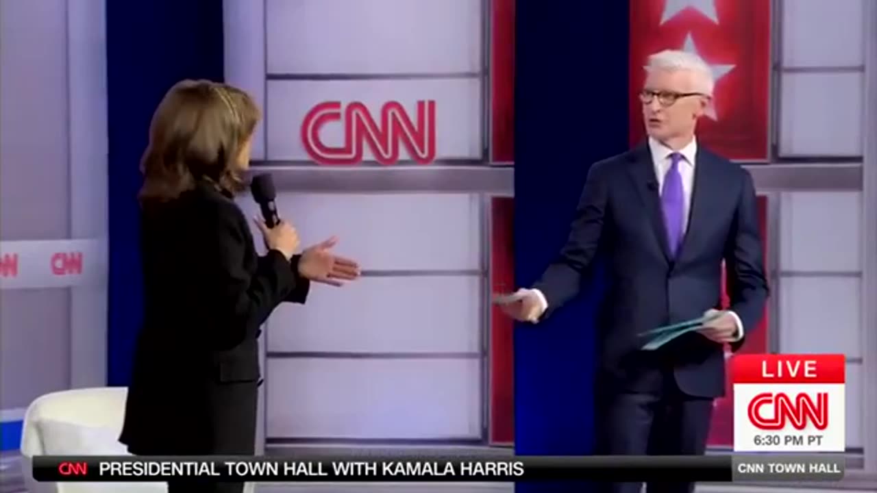 Kamala Harris Freezes Up: Confronted About Border Wall Flip-Flop – Shocking Debate Moment!