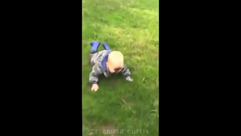 Baby Brother Gets Karma for Laughing