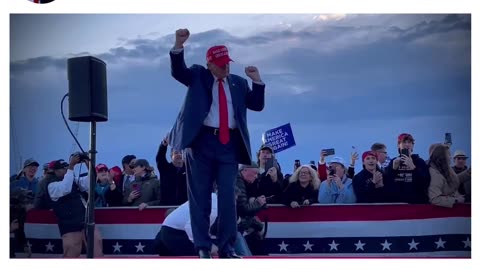 DJT Dance moves to close out the Wildwood NJ rally