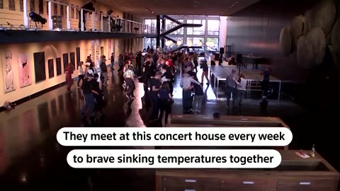 These Germans are trying to dance the cold away amid Europe's energy crisis