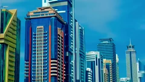 The building in Dubai is full of art
