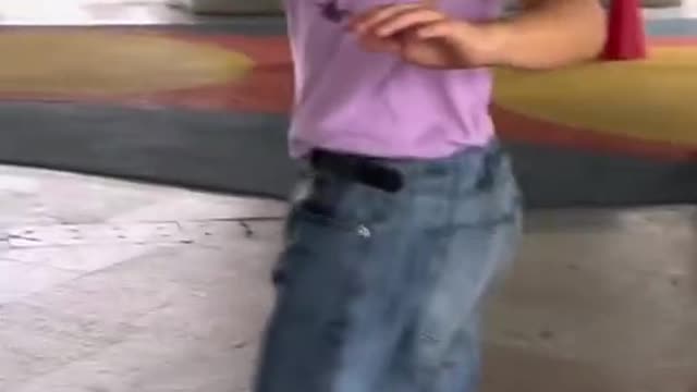 I love skateboarding with my friends