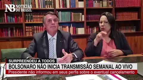 Bolsonaro surpreende e tradicional Live Semanal não é transmitida