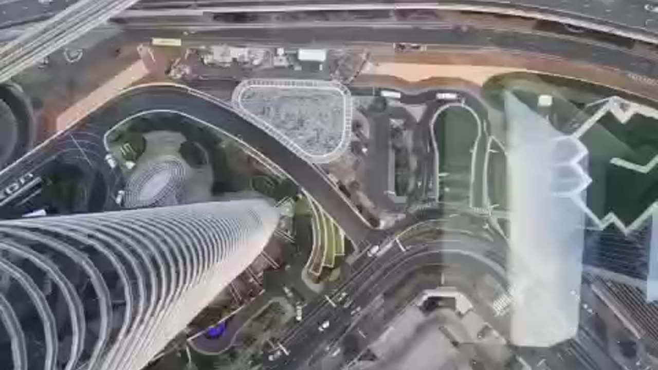 top of burj khalifa view