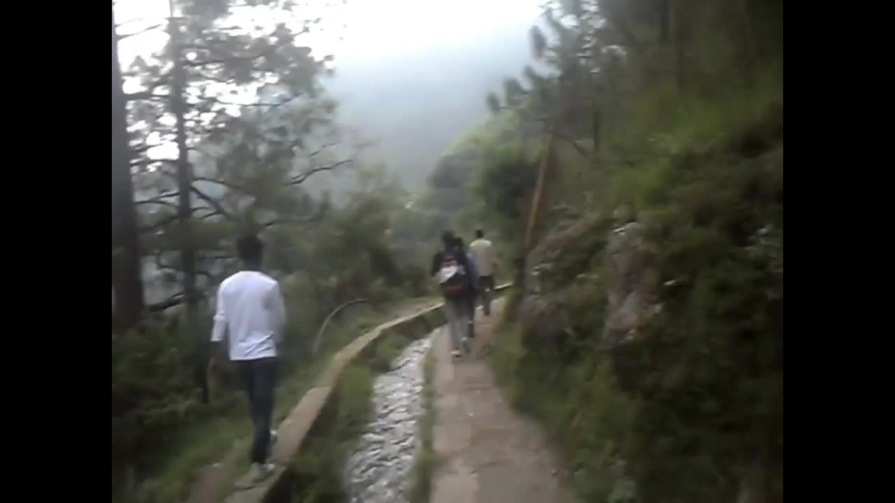 Traveling in mountain Panthal Village Divi Pindi Mandir