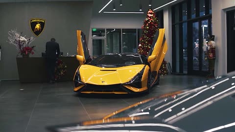 #Lamborghini SiAn outstanding yellow #supercar