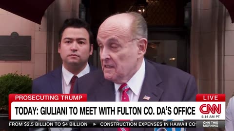 MAGA hero Rudy Giuliani turns himself in to the deep state in Fulton County, Georgia