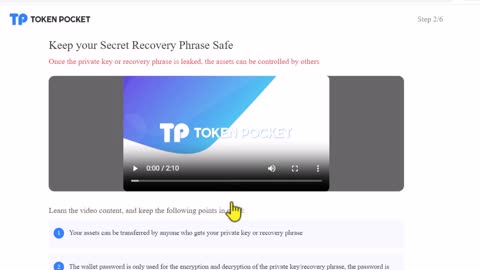 Token Pocket Wallet Setup - Video 1