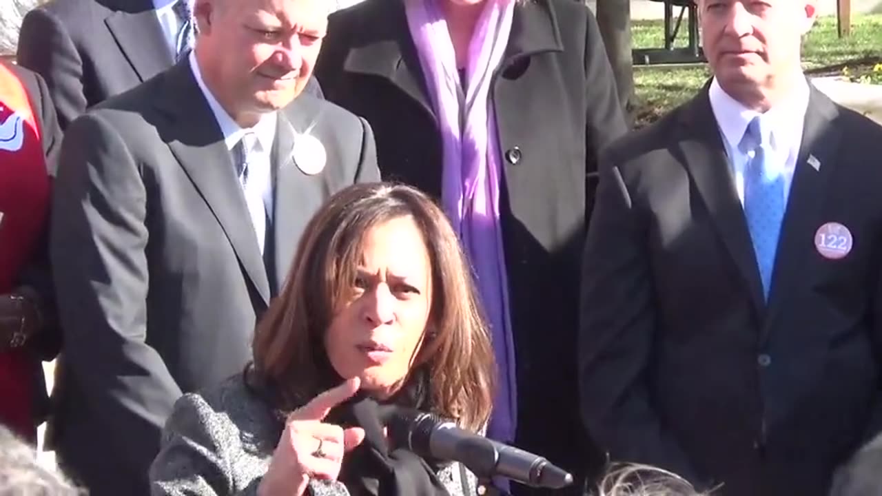 Kamala Harris rages at press conference for illegal immigrants