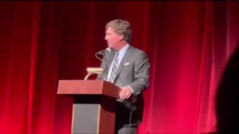 Tucker Carlson - First Public Address Since Leaving Fox at the Rainbow Omega Foundation