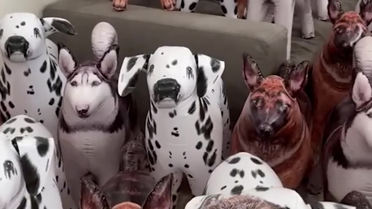 Identify the real dog